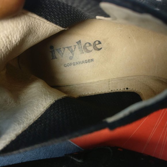 ivylee Copenhagen Suede Low heel Western studded ankle boot 39/8us BLACK - Picture 3 of 12